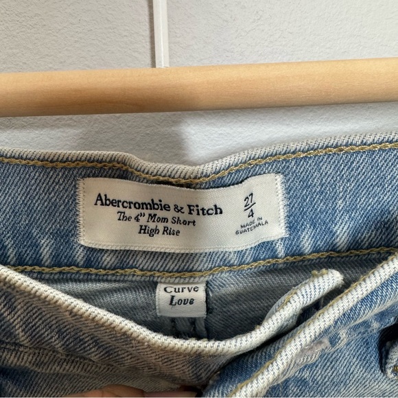 Abercrombie & Fitch Light Blue Jean Shorts - Picture 4 of 9